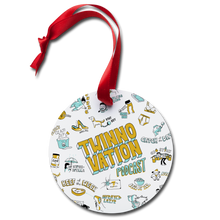 Load image into Gallery viewer, Twinnovation Holiday Ornament - white