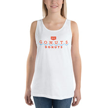 Load image into Gallery viewer, GoNuts for Donuts Unisex Tank Tops